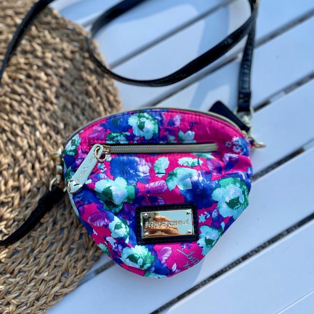 Betsey Johnson Floral Mini Crossbody